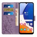 Samsung Galaxy A54 5G Butterfly Series Lommebok-deksel Violet