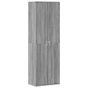  Highboard grå sonoma 60x35x180 cm konstruert tre 8721102595523