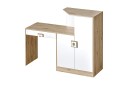 Skrivebord Hermanboda 150 cm med Oppbevaringsskuff + Skap   Beige/Hvit