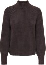 ONLY Onlkalibu L/S Pullover Knt Noos   CHOCOLATE BROWN   XS