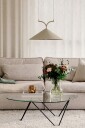 Globen Lighting Curve 50 Taklampe Beige