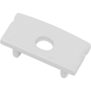 Ansell Lighting endestykke med hull 8x17,1 mm hvit