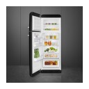 Smeg 50's Style Kombiskap FAB30LBL6 Svart med LED-belysning 172cm