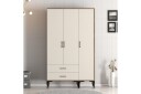 Kumsal Garderobe 120 cm - Cream