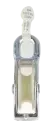 CAL Blokk m/ Nylonhjul   Enkel   Sinklegering   50mm   12mm tau