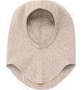 Huttelihut Balaclava Cotton Rib   Beige   6 12M