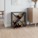 vidaXL Vinhylle grå 62x25x62 cm heltre furu
