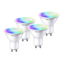 Yeelight Smart W1 Led-Pære For Søkelys Gu10 4.5 W Ekvivalent 28 Klasse F 16 Millioner Farger 2700-6500 K