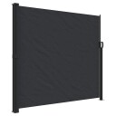  Uttrekkbar sidemarkise svart 180x500 cm 4004444