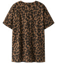 Name It Kjole Denim NkfBelate Ristet Coconut/Seal Brown 7 år 122 Kjole Brun