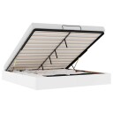  Ottoman sengeramme uten madrass hvit Super King kunstskinn 8721158456199