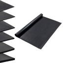 vidaXL Gulv Matte Svart 1,2 x 2 m Gummi