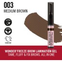Rimmel Wonder Freeze Brow Lamination Gel 003 Medium Brown
