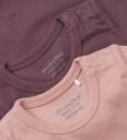 Minymo Body k/e 2 pack Misty Rose Minymo 2 år 92 Kortermet body Rosa