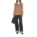 Max Mara Volonta Blazer Damejakke i Brun Lin