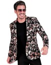 UV Glow Skullparty Blazer til Mann