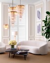 East vegglampe antikk messing