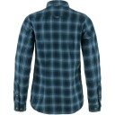 Fjellreven  ÖVik Flannel Shirt W Dame, 555-534 Dark Navy-Indigo Blue, M
