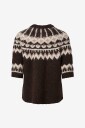 YAS Yasdomina Ss Wool Blend Knit Pullover S.   Brown   XS