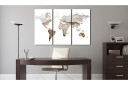 Bilde Concrete Continents 120x80 Artgeist sp. z o. o.