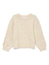 Vero Moda Girl Pullover vmFrancesca LS O neck Grå