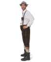 Autentisk Mørk Brun Lederhosen i 100% Kvalitetskinn 3XL