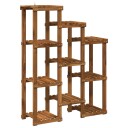 vidaXL Planteholder Naturlig 85 x 30 x 114,5 cm Solid akasietre