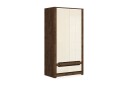 Ruso Garderobe 104x205 cm - Tre/natur|Hvit