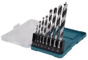 Makita D-77257 Treborsett med Rund Tange - 8 Deler i Plastboks