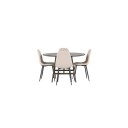 Spisegruppe Venture Home Kaseidon Ø100 cm med 4 stk Polar Stoler