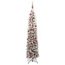  Kunstig juletre med 300 LED grønn 180 cm PVC og stål og plast