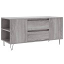  Salongbord grå sonoma 102x44,5x50 cm konstruert tre 8721012113138