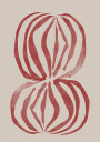 Crimson Echoforms Plakat Plakat / 21x30cm