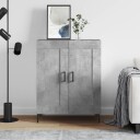 vidaXL Skjenk betonggrå 69,5x34x90 cm konstruert tre
