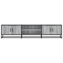  TV-benk grå sonoma 180x35x41 cm konstruert tre 8721102922848