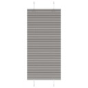  plisségardin antrasitt 55x100 cm Stoff Bredde 54,4 Polyester