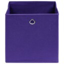 Vidaxl Oppbevaringsbokser 10 Stk Ikke-Vevet Stoff 28x28x28 Cm Lilla