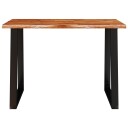 vidaXL Spisebord med naturlig kant 110x70x75 cm heltre akasie