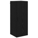  Veggskap Svart Eik 34,5 x 34 x 90 cm Konstruert tre