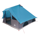 Tipi telt med tak med lagring Blå 358 x 296 x 258 cm taft