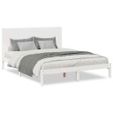 Ekstra lang sengeramme uten madrass hvit 160x210 cm heltre