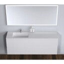 Copenhagen Bath Malmø Servantskap 160 160x45x60 cm med servant Hvit Matt