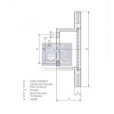 Bremseskive DT Spare Parts 2.40349