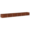 vidaXL Hevet Hagebed Rusten 600 x 80 x 55 cm papp