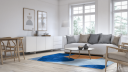 Wilton teppe   Lazio blå Størrelse: 200 x 280 cm