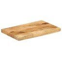  Bordplate 60x20x2,5 cm naturlig kant grovt heltre mangotre 370320