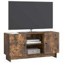  TV skap 102 x 34,5 x 50 cm Røkt Eik Konstruert tre