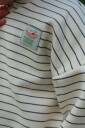 Konges Sløjd Lou halfzip genser til barn flintstone stripe 98
