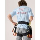 Arc"teryx Kragg SL Cotton Bird Word SS Herre Alpine Blue/Stone Red L