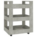  Kjøkkentralle betonggrå 60x45x80 cm konstruert tre
